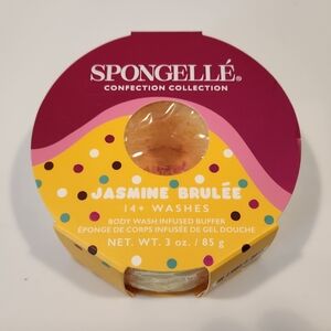Spongelle Jasmine Brulée Body Wash Infused Buffer - Pink and Yellow